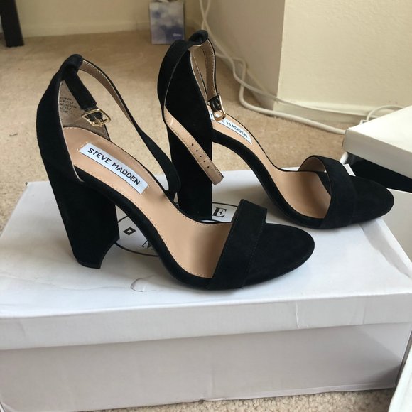 Steve Madden Black 4" Heel Barely worn - Picture 3 of 4